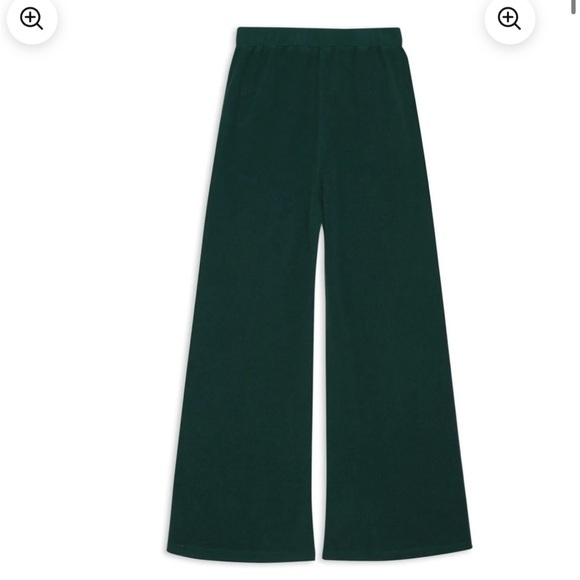 Stateside Pants - Stateside Sherpa Wide Leg Trouser in Rainforest